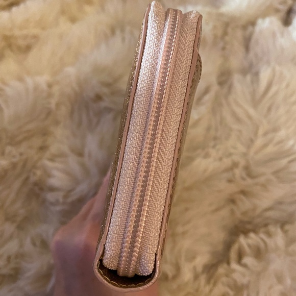 Kate Spade New York Mavis Street Neda Sparkle Rose Gold Wallet, EUC - Picture 6 of 13